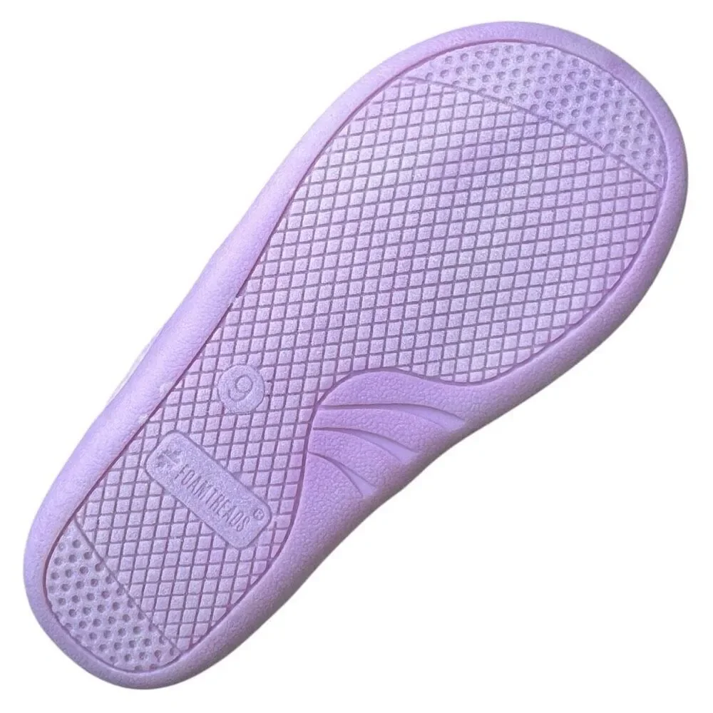NEW Foamtreads Toddler Girls’ Lilac Unicorn Slippers 9M